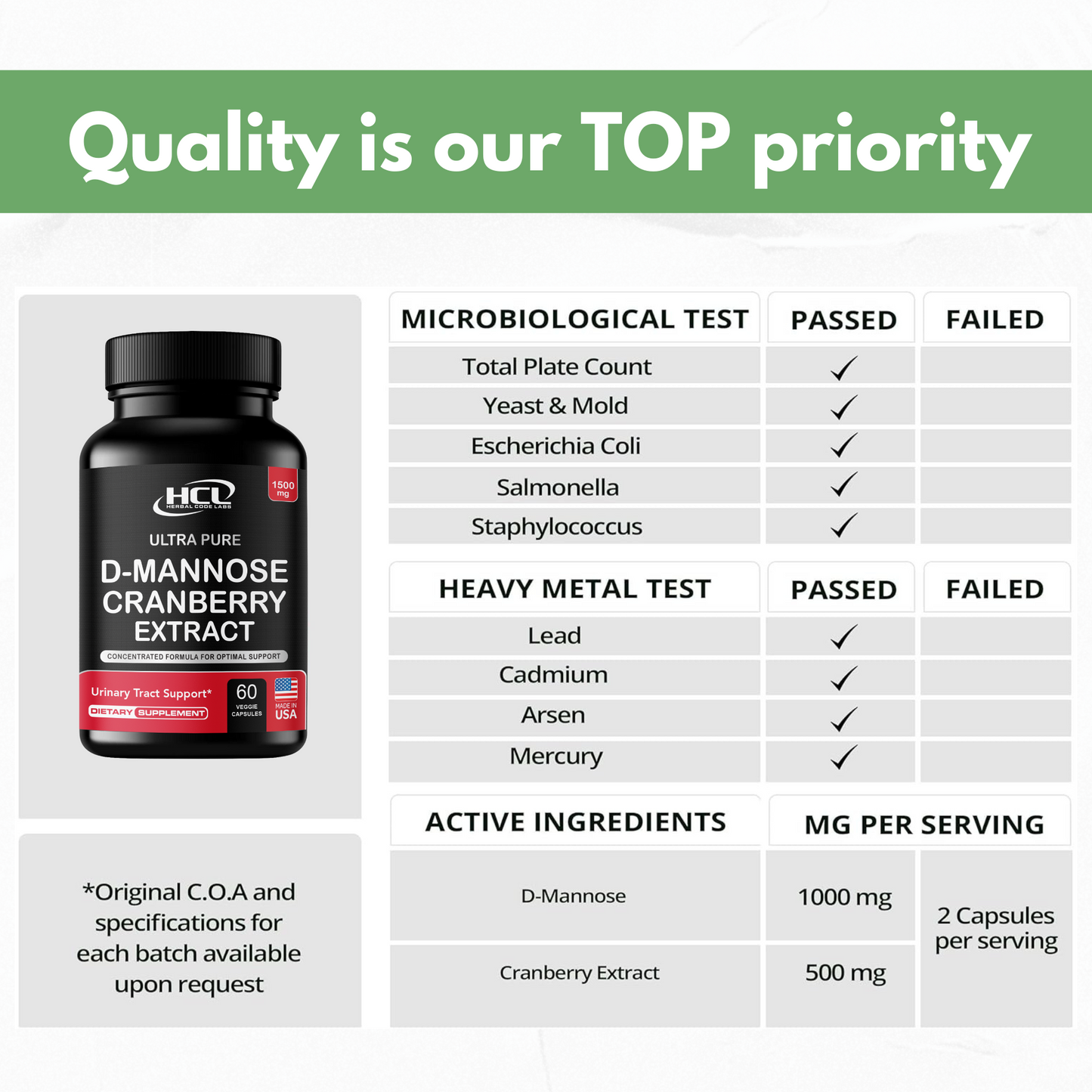 DMannose with Cranberry