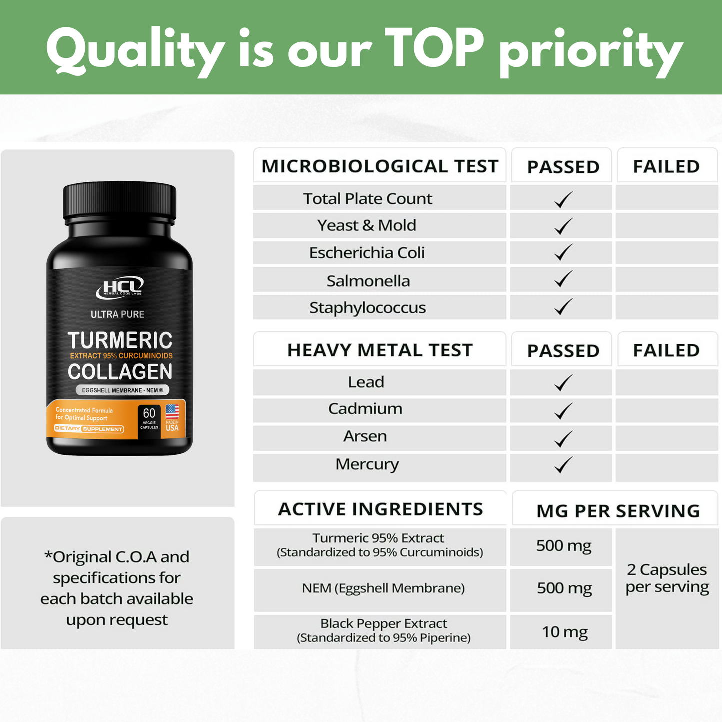 Collagen NEM® & Turmeric Extract