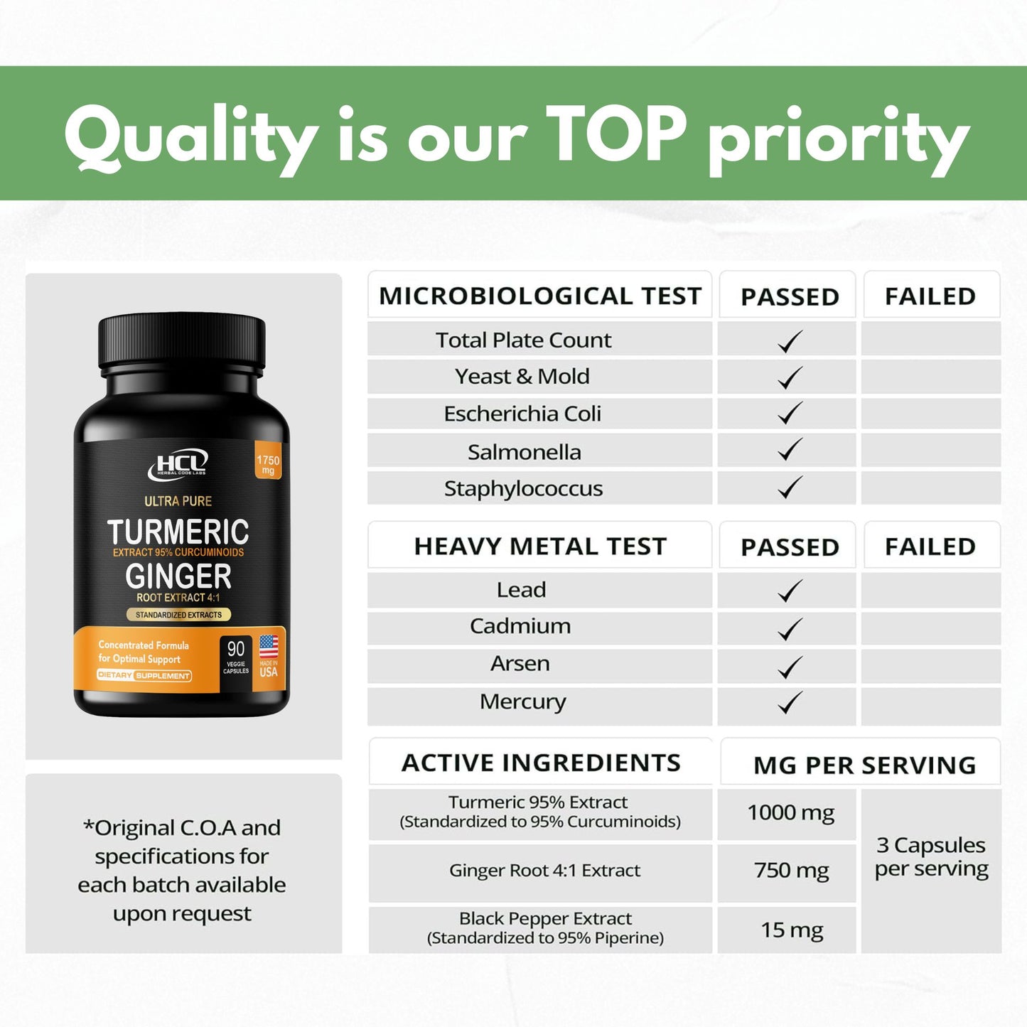 Turmeric Ginger Extract