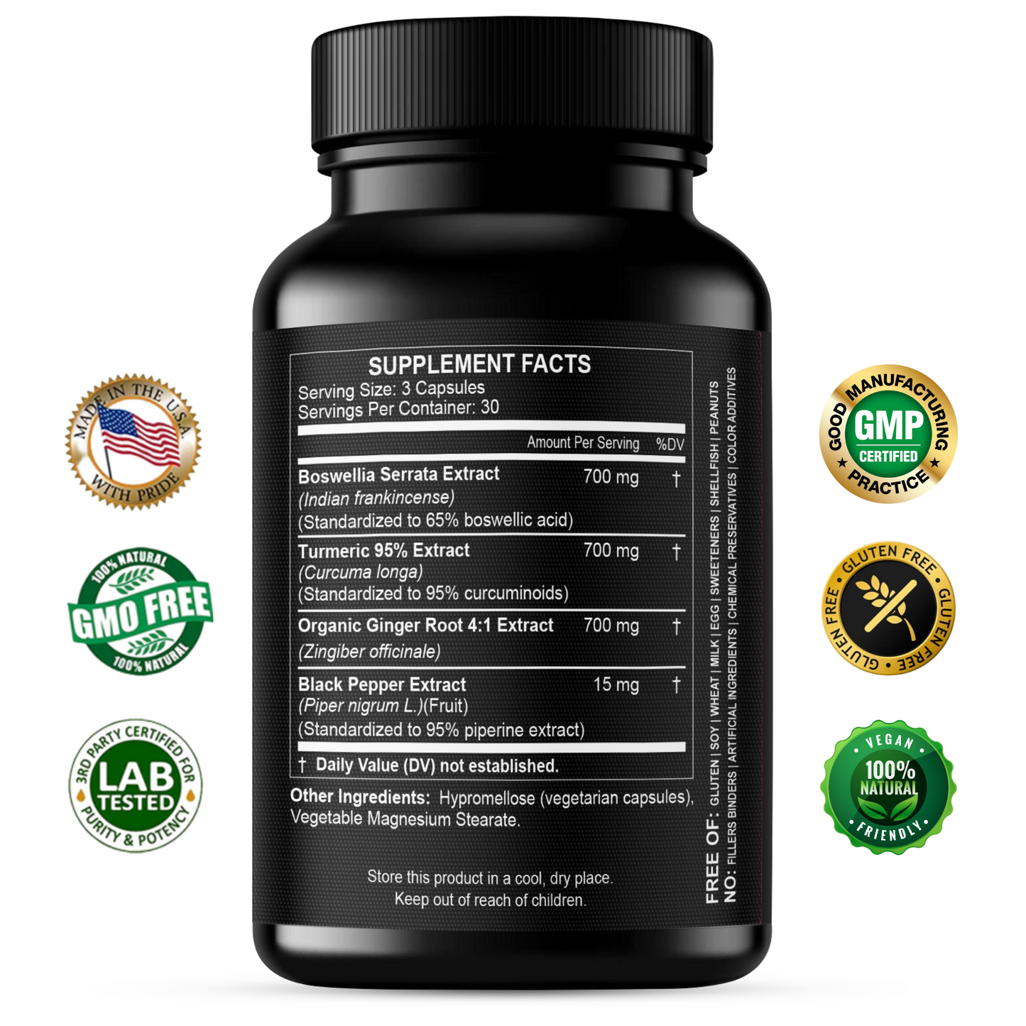 Boswellia Curcumin Ginger Extracts