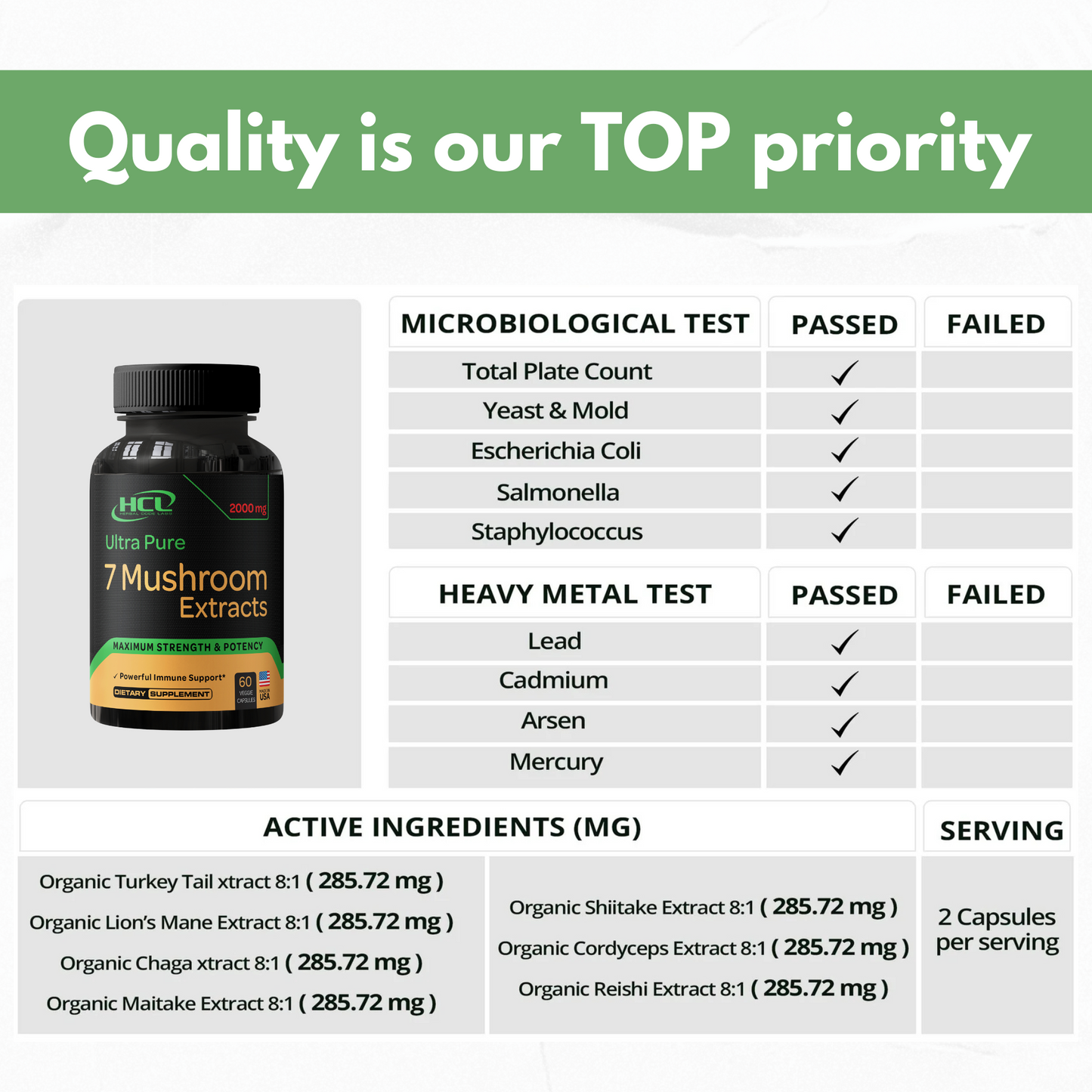 Organic Mushrooms Extract