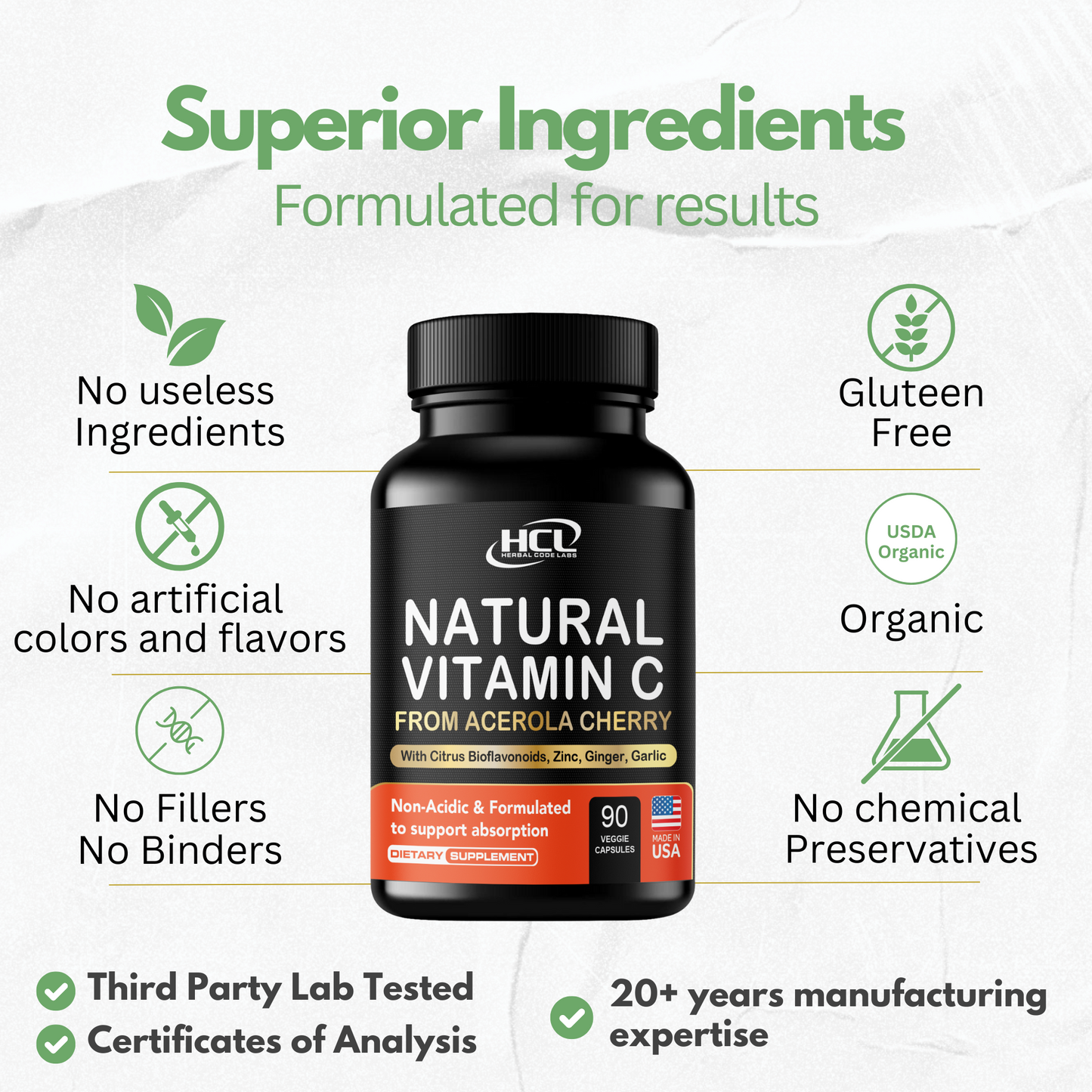 Organic Natural Vitamin C