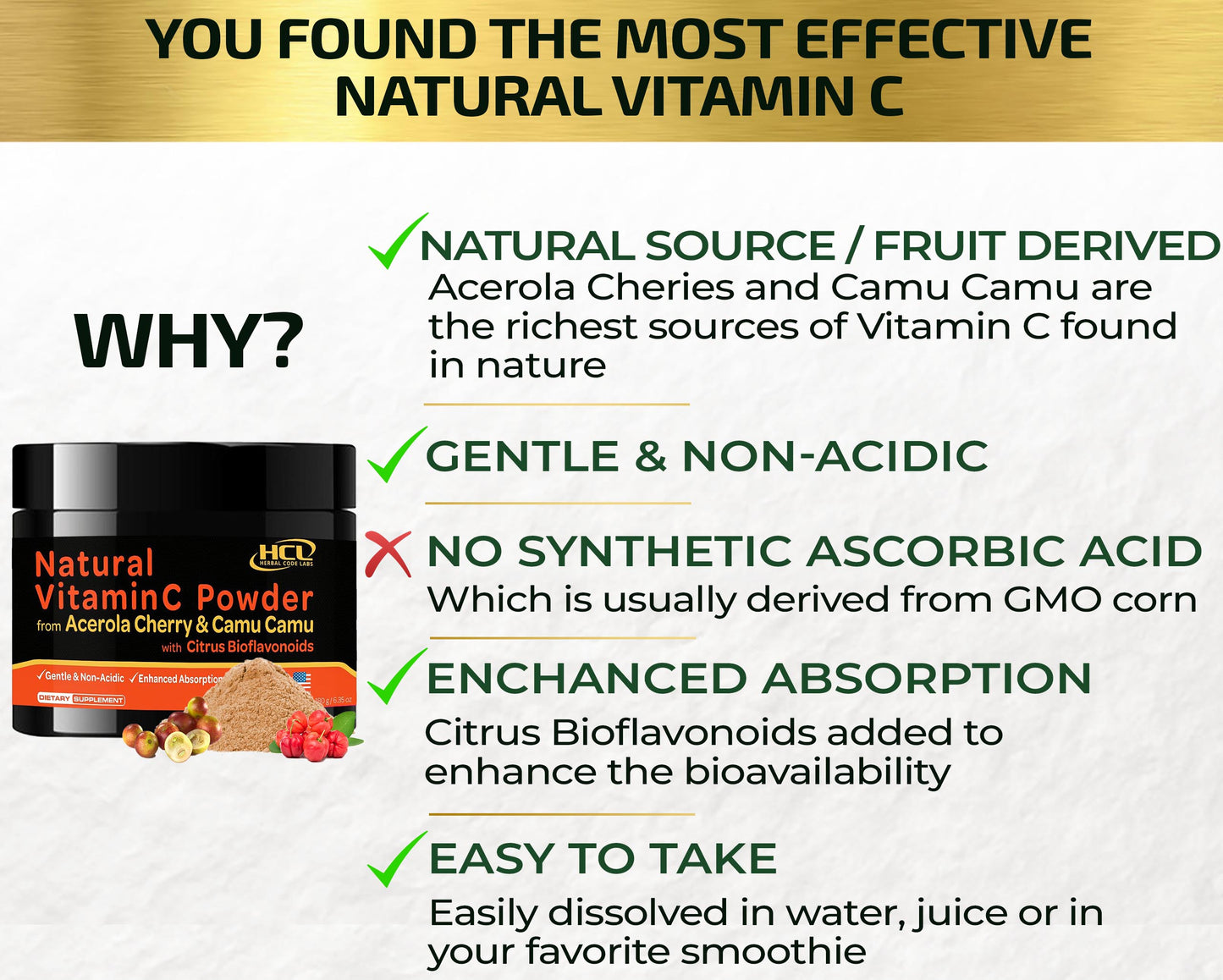 Organic Vitamin C Powder