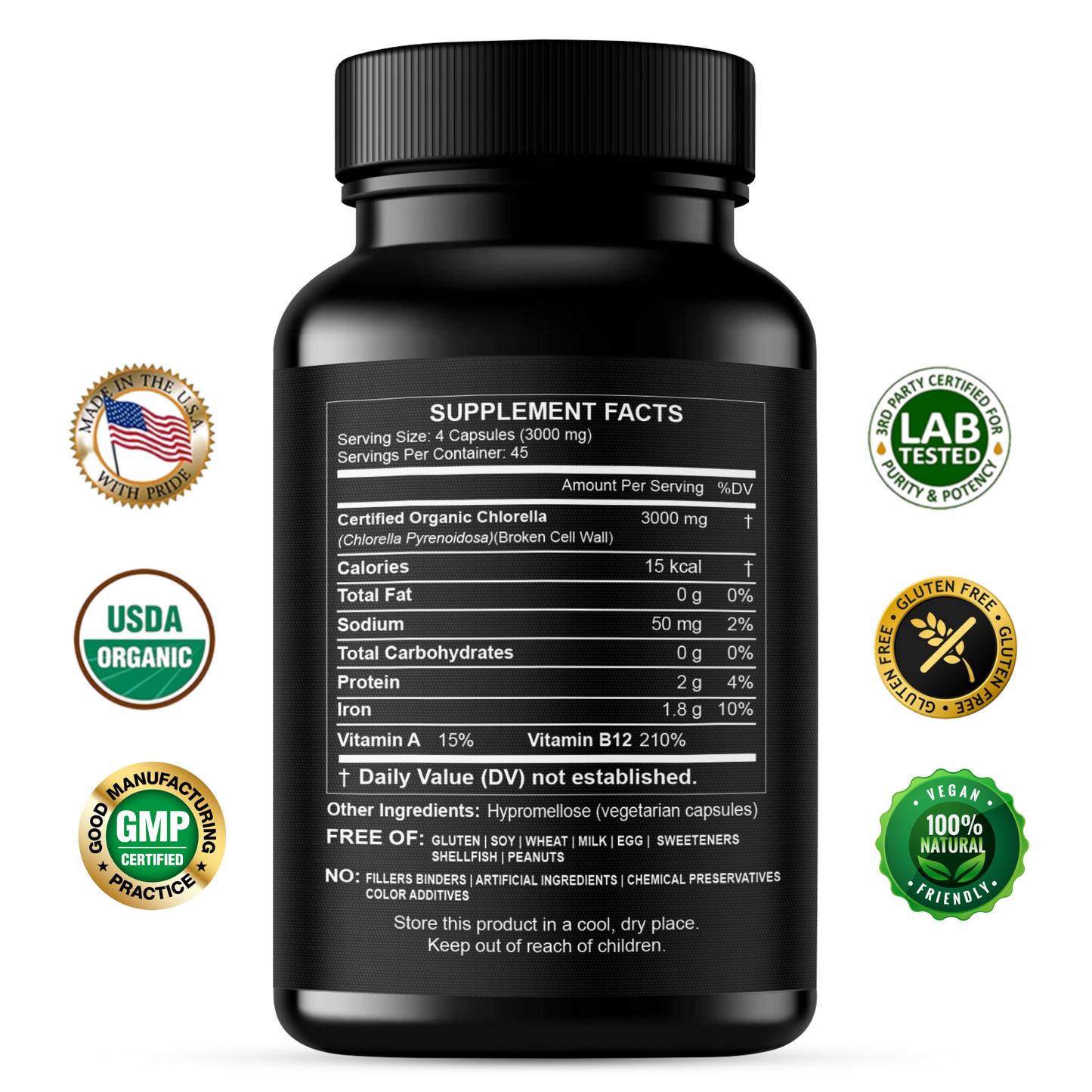 Chlorella Capsules Organic