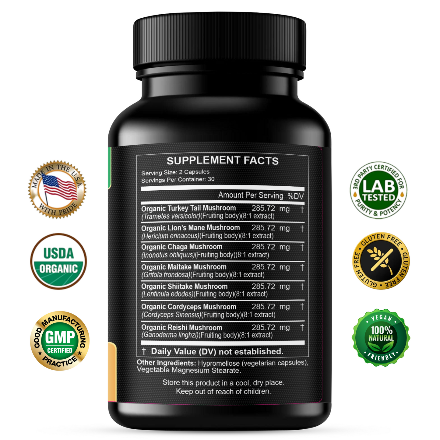 Organic Mushrooms Extract