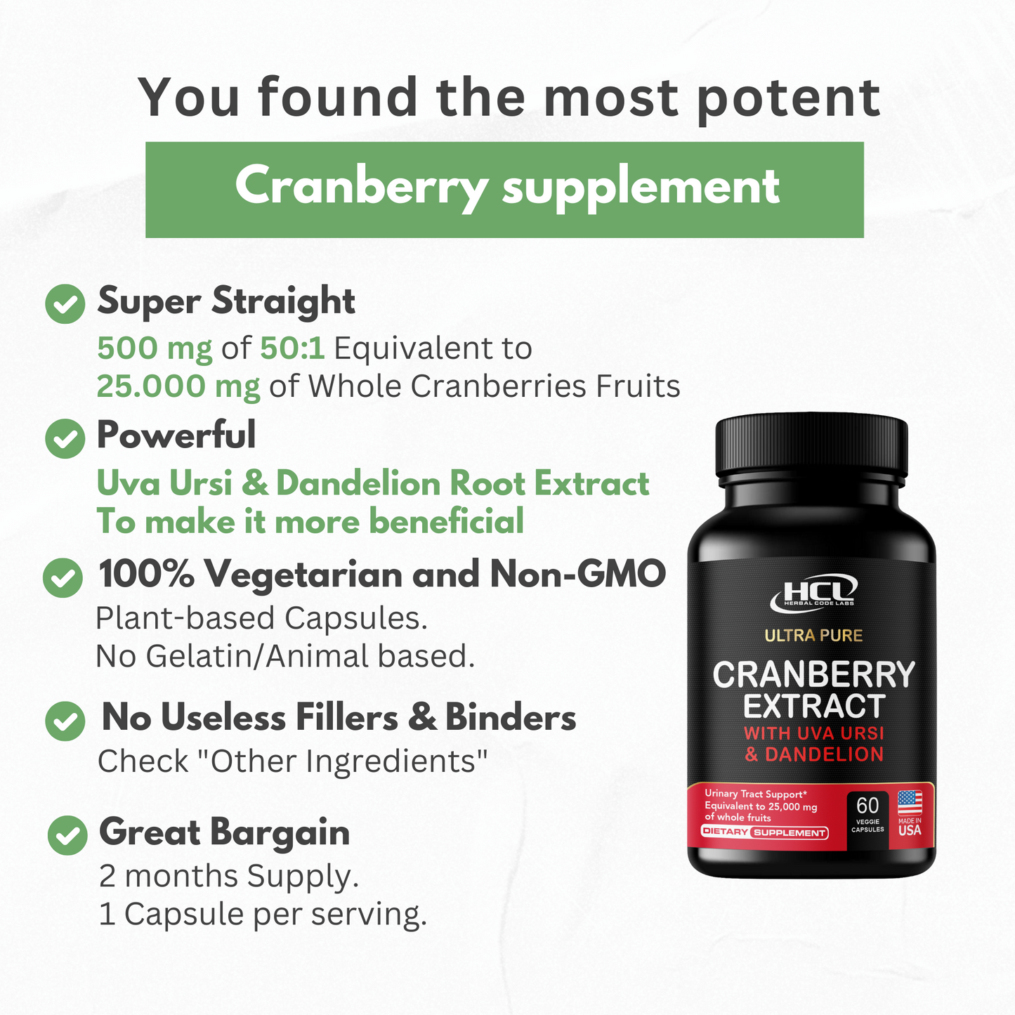 Cranberry Extract Pills