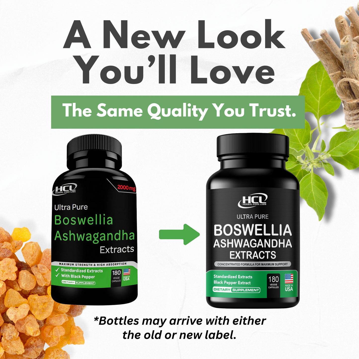 Boswellia Extract and Ashwagandha