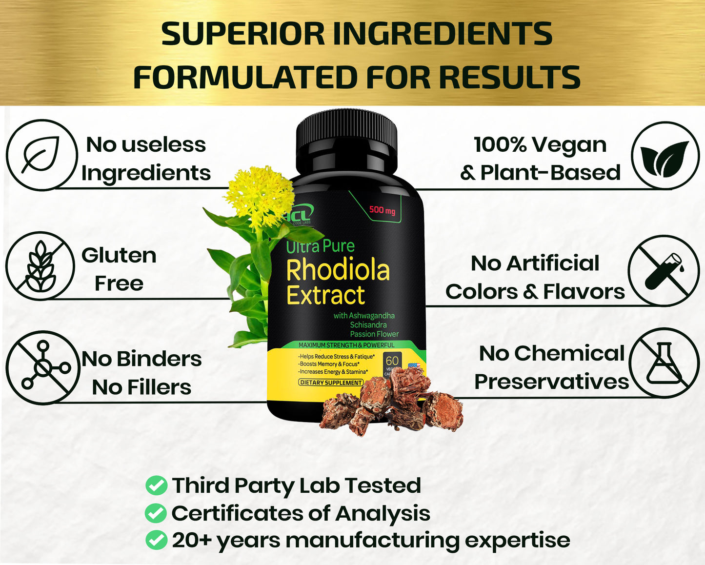 Rhodiola Rosea Supplement