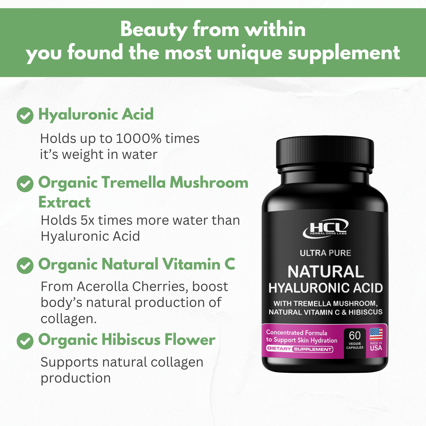 Skin Hydration Supplement