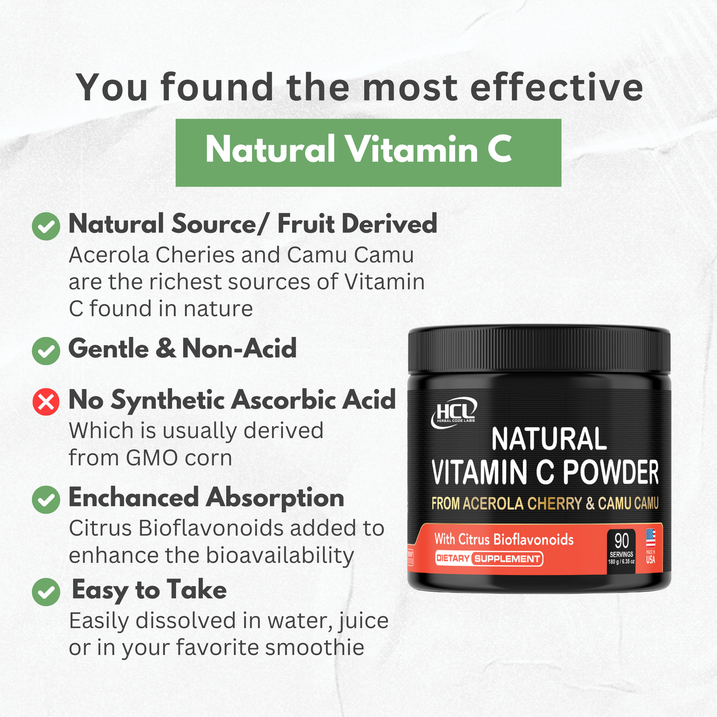 Organic Vitamin C Powder