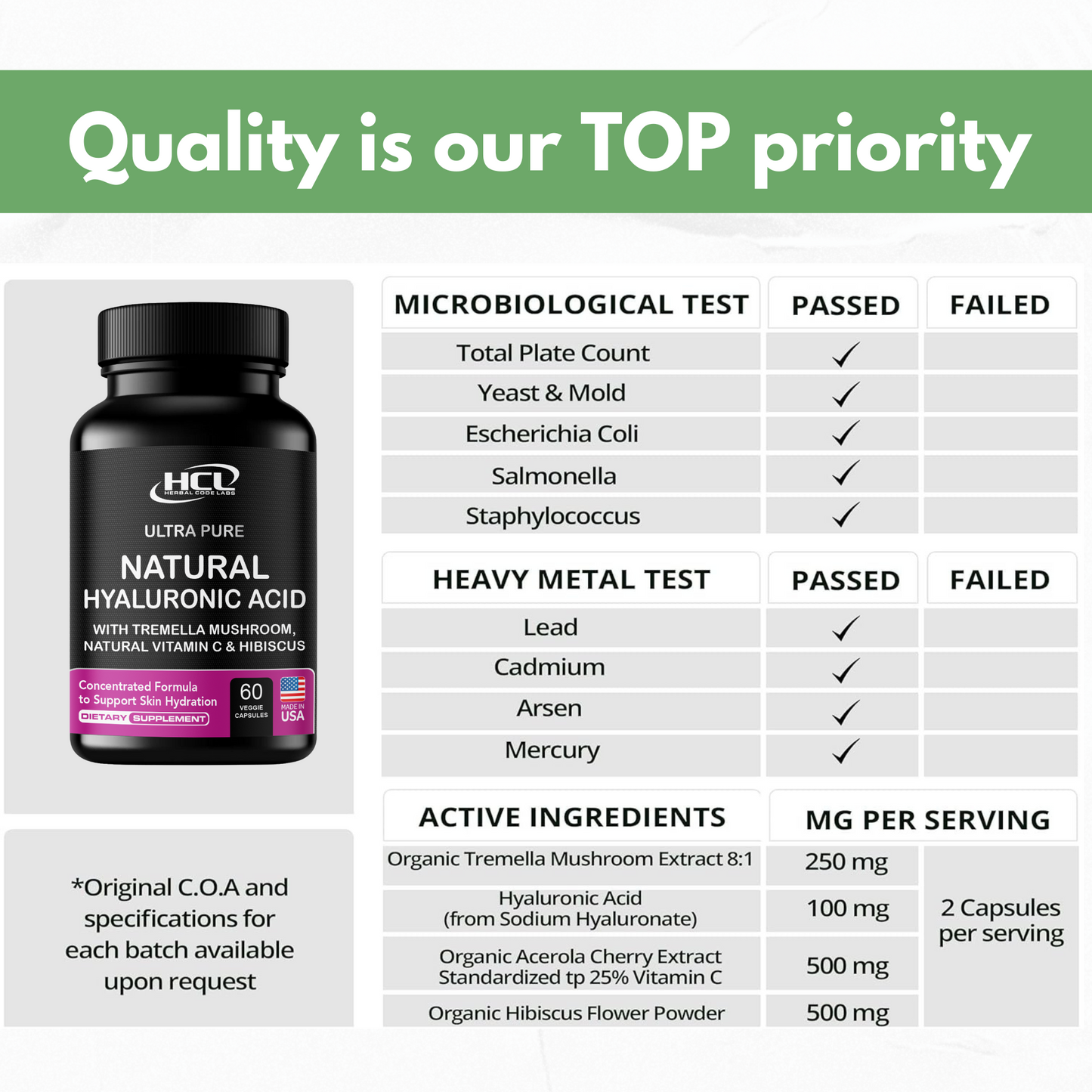Skin Hydration Supplement