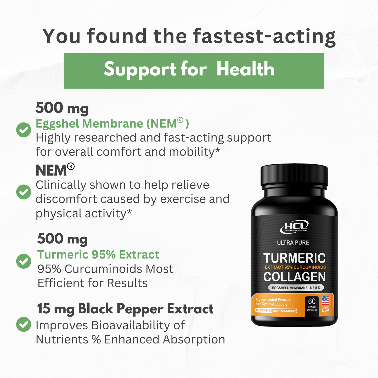 Collagen NEM® & Turmeric Extract