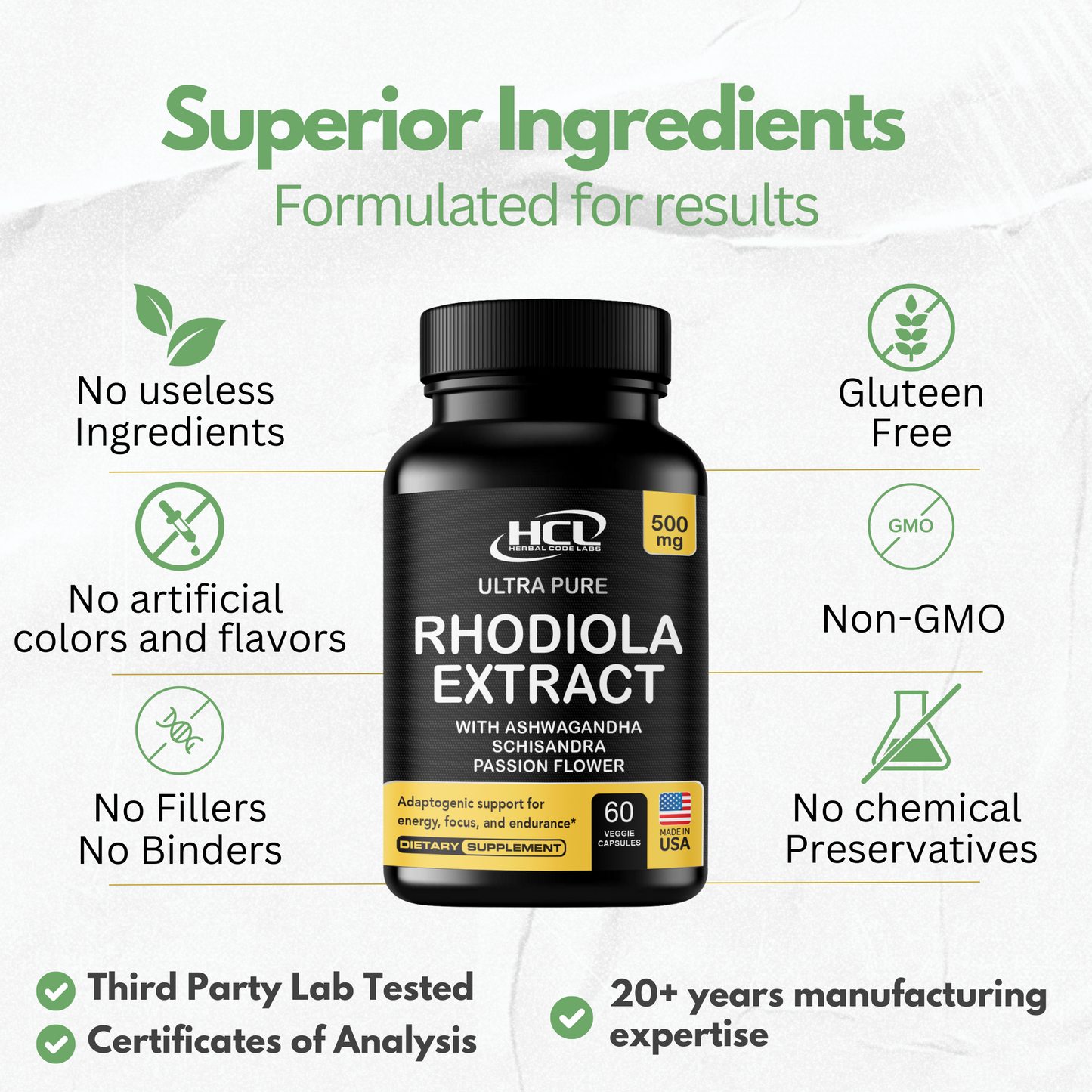 Rhodiola Rosea Supplement