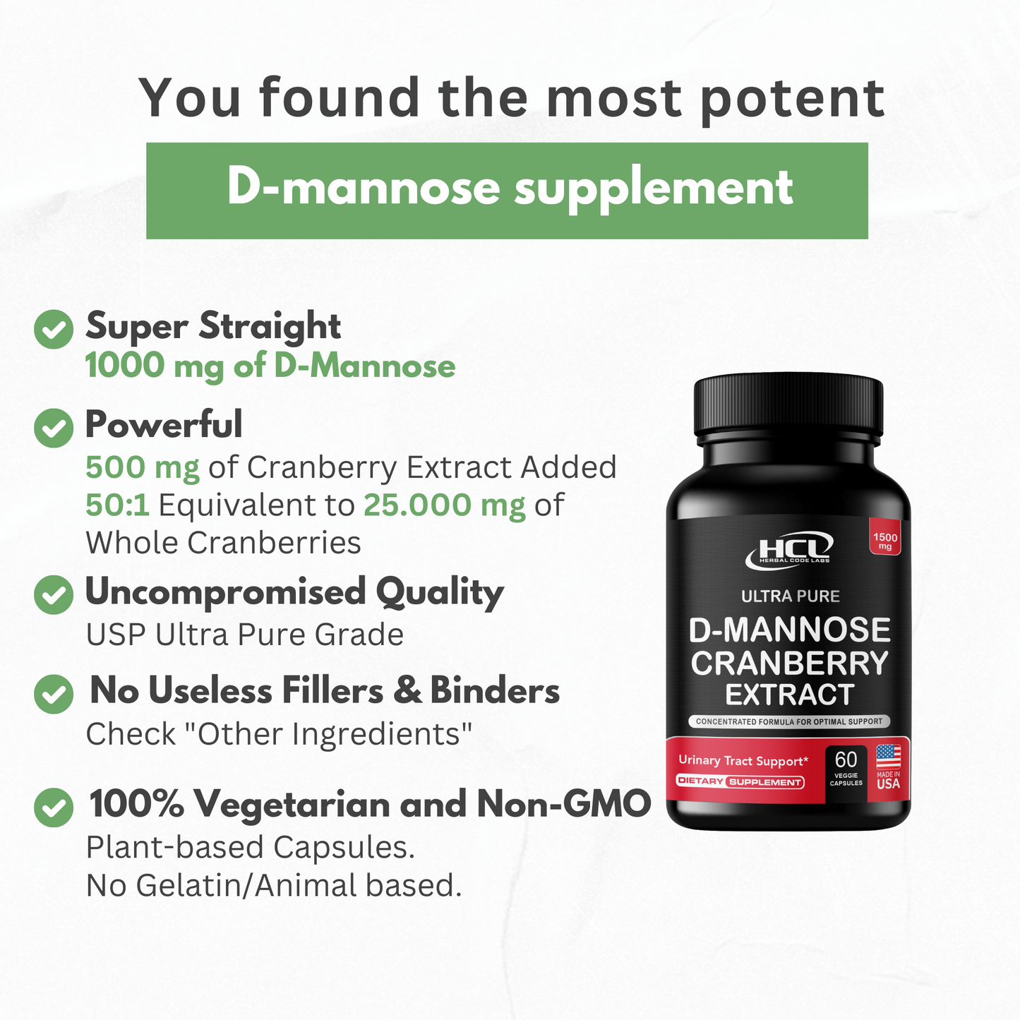 DMannose with Cranberry