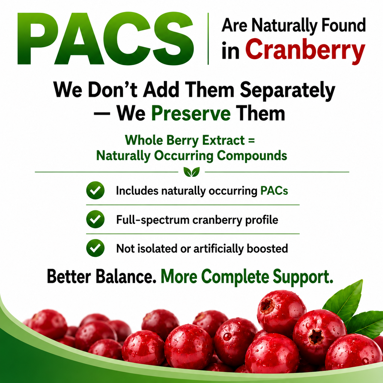 Cranberry Extract Pills