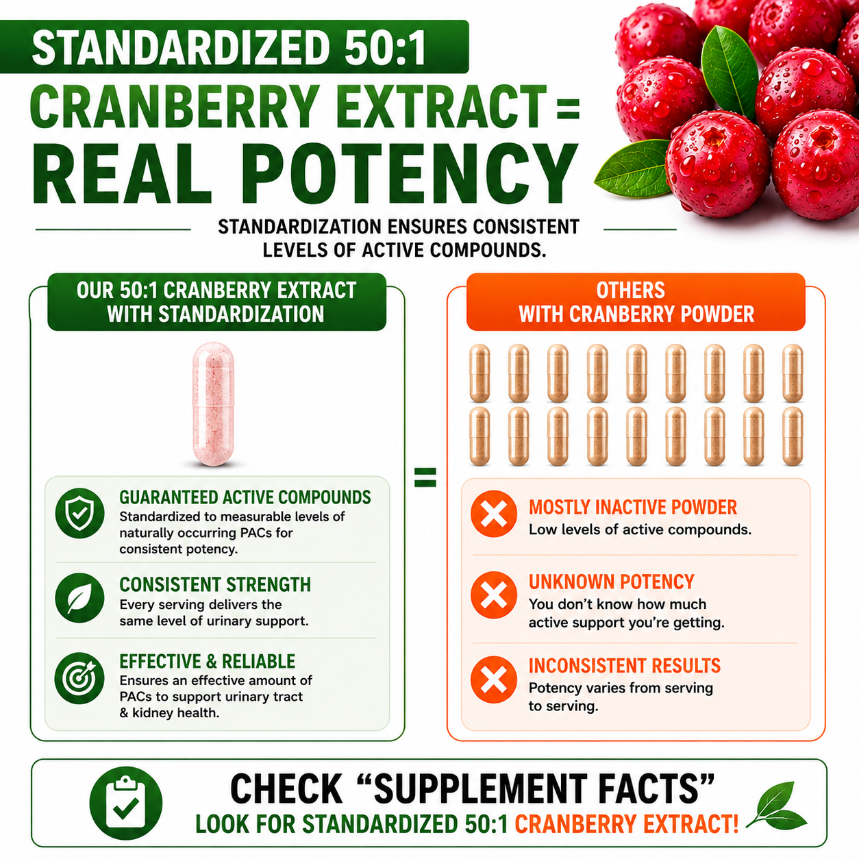 Cranberry Extract Pills