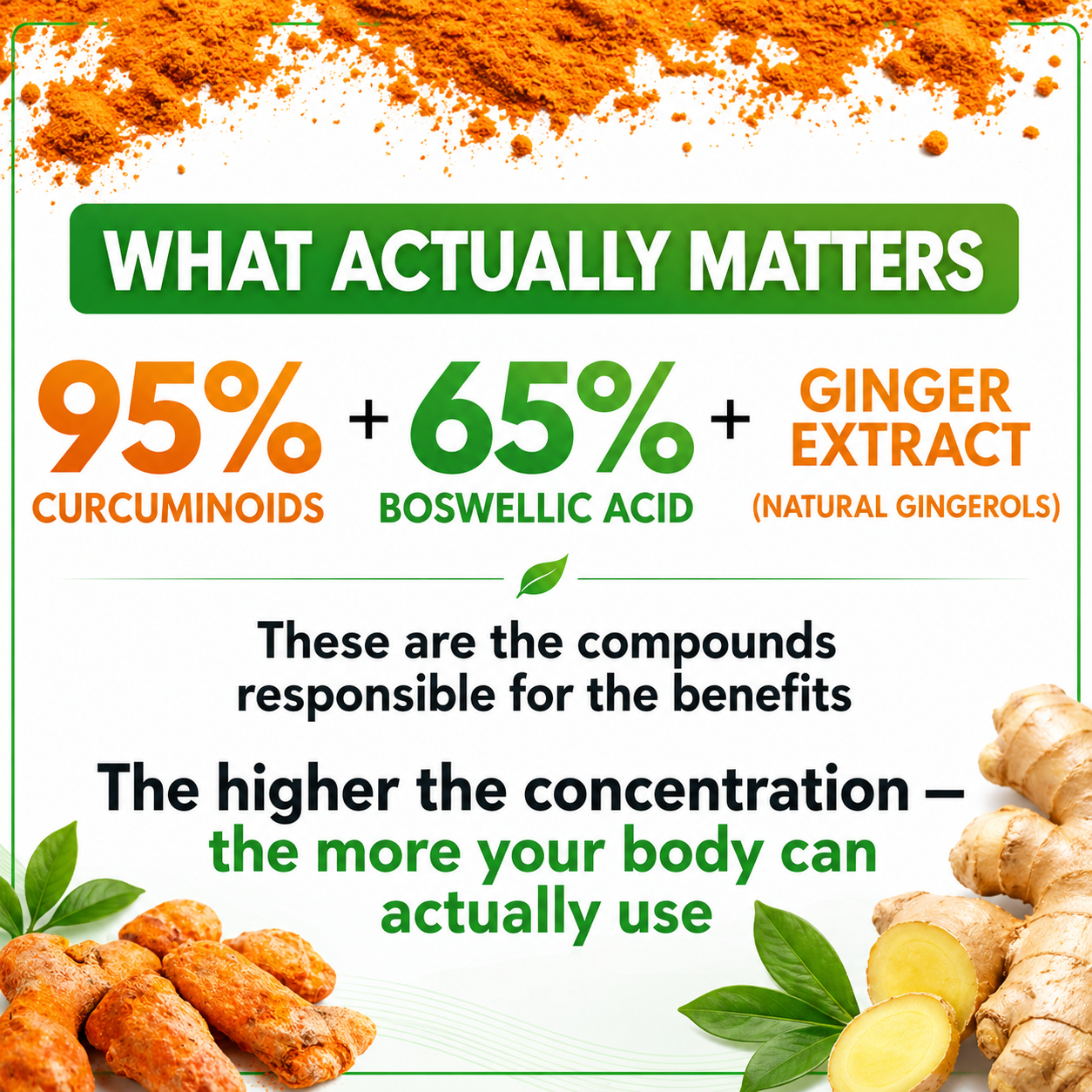 Boswellia Curcumin Ginger Extracts