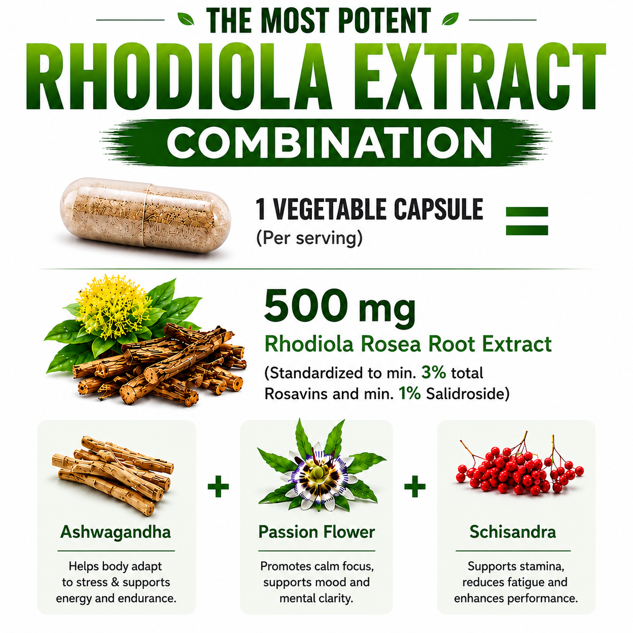 Rhodiola Rosea Supplement