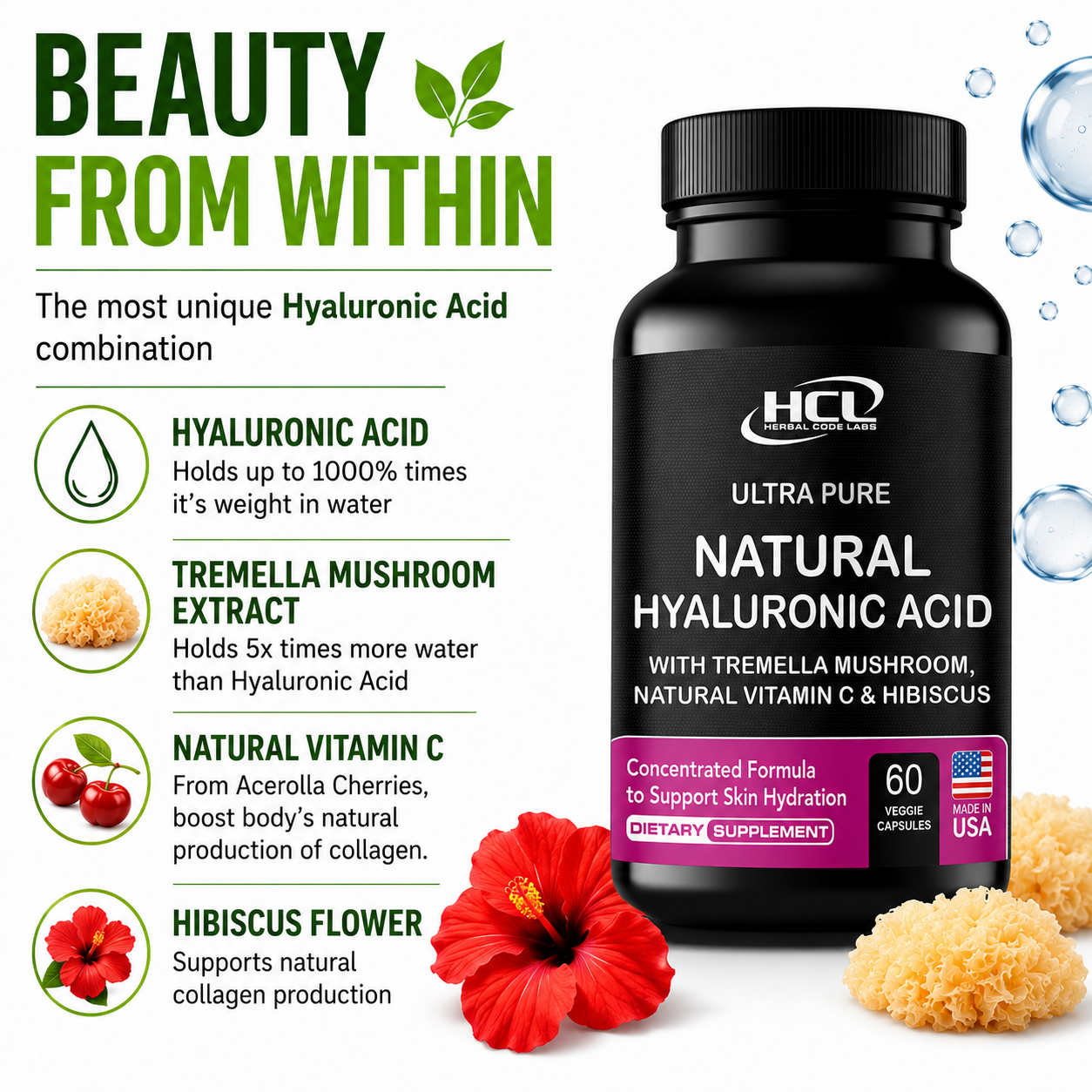 Skin Hydration Supplement