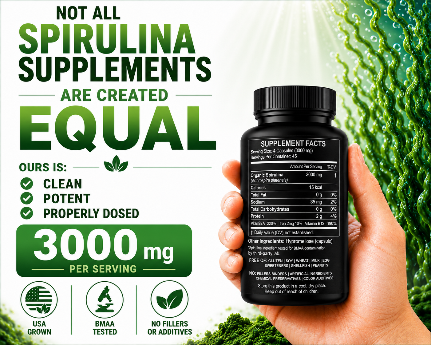 Spirulina Capsules