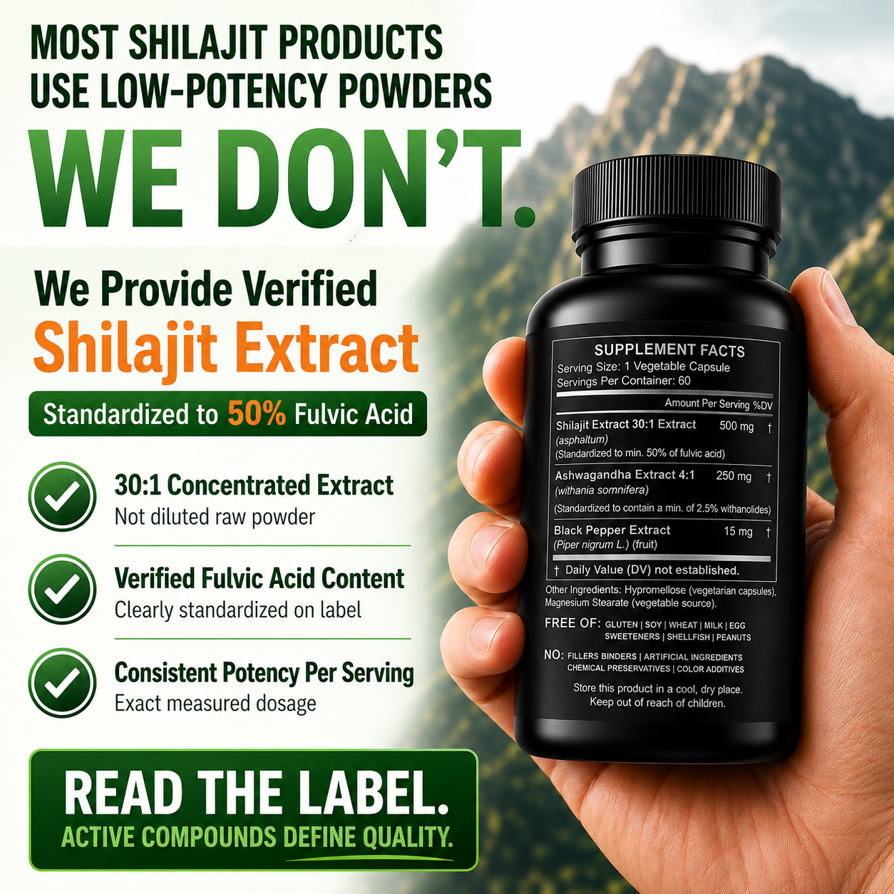 Pure Shilajit Resin