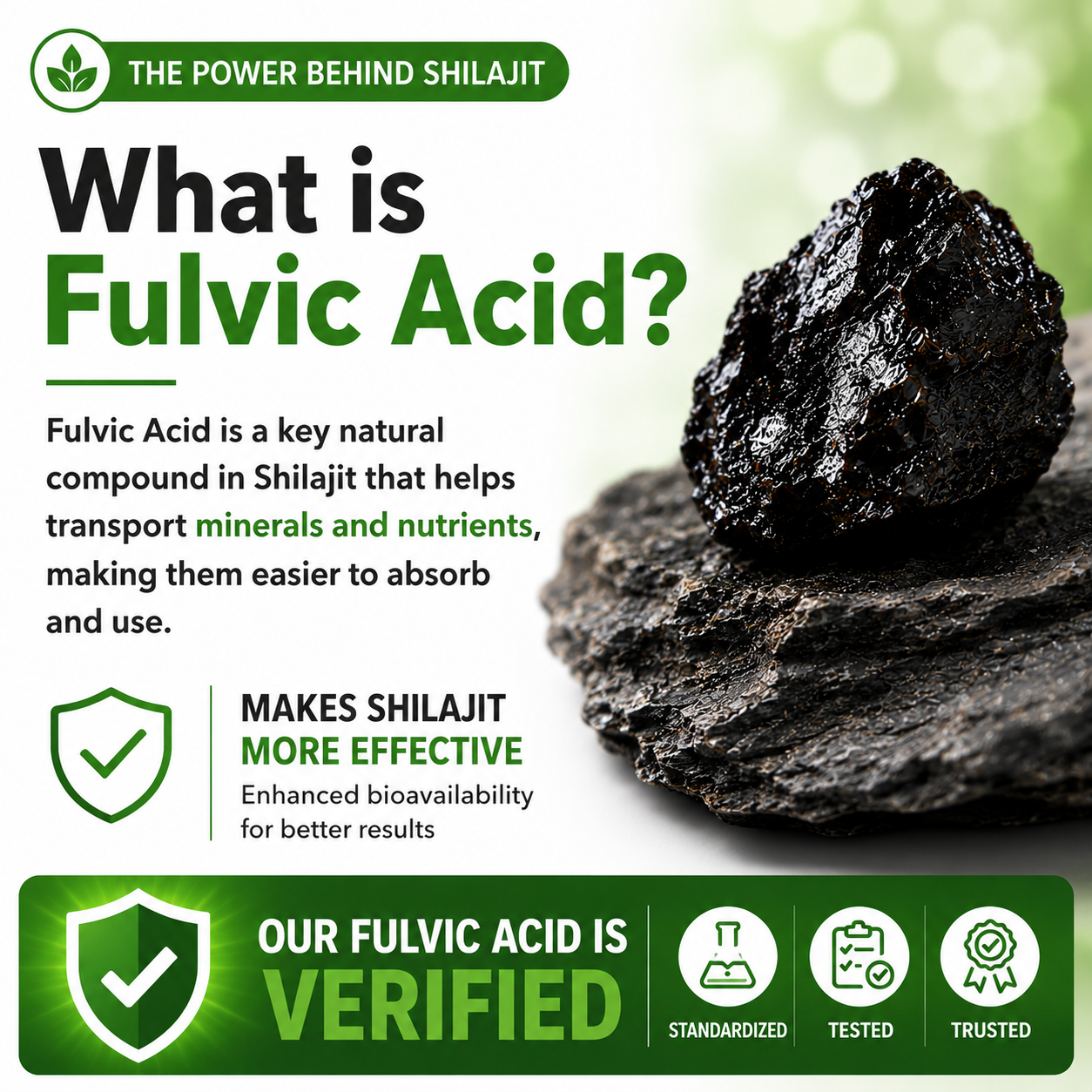 Pure Shilajit Resin