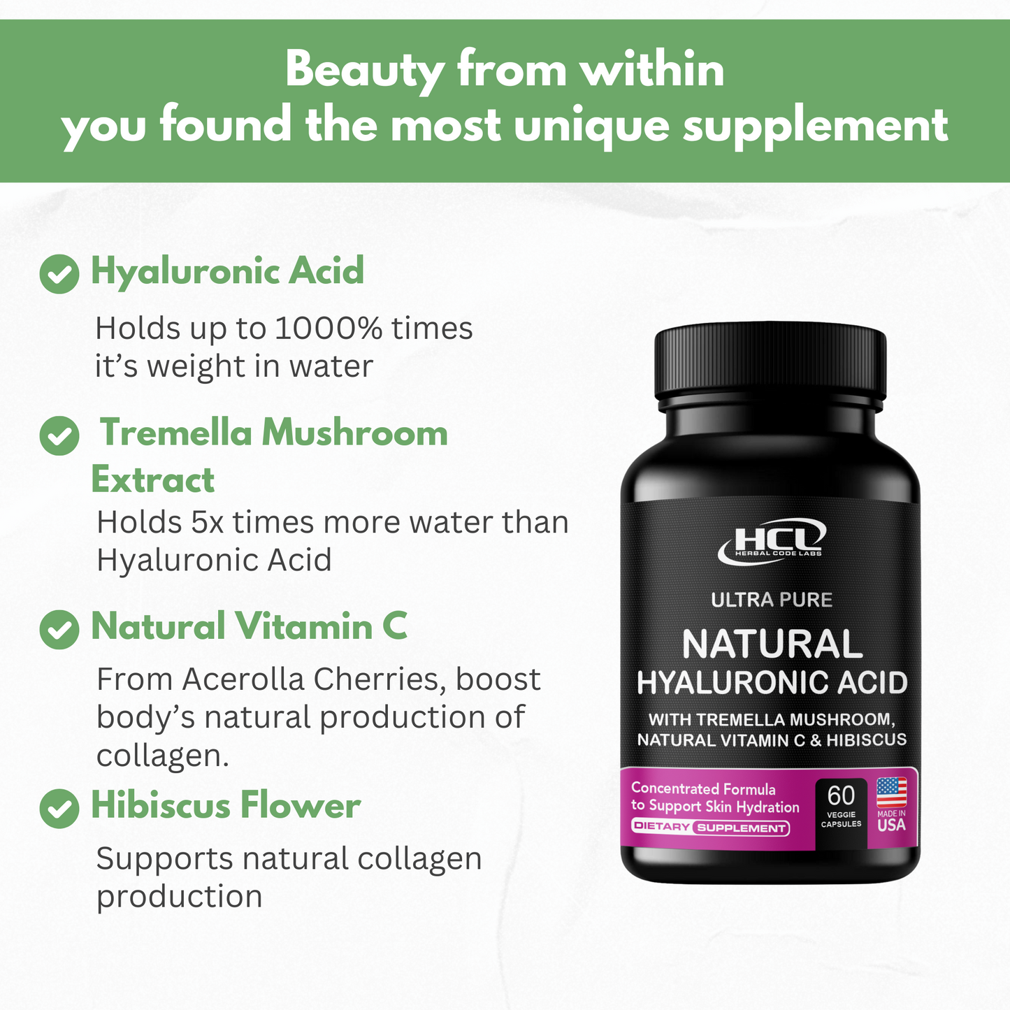Skin Hydration Supplement