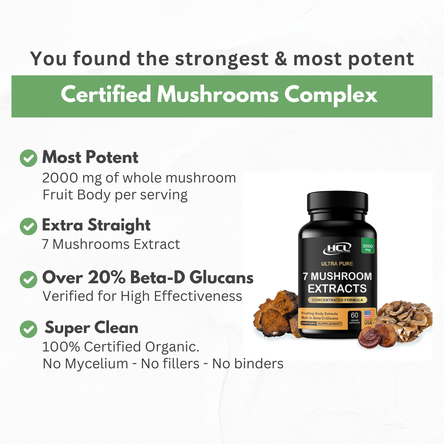 Organic Mushrooms Extract