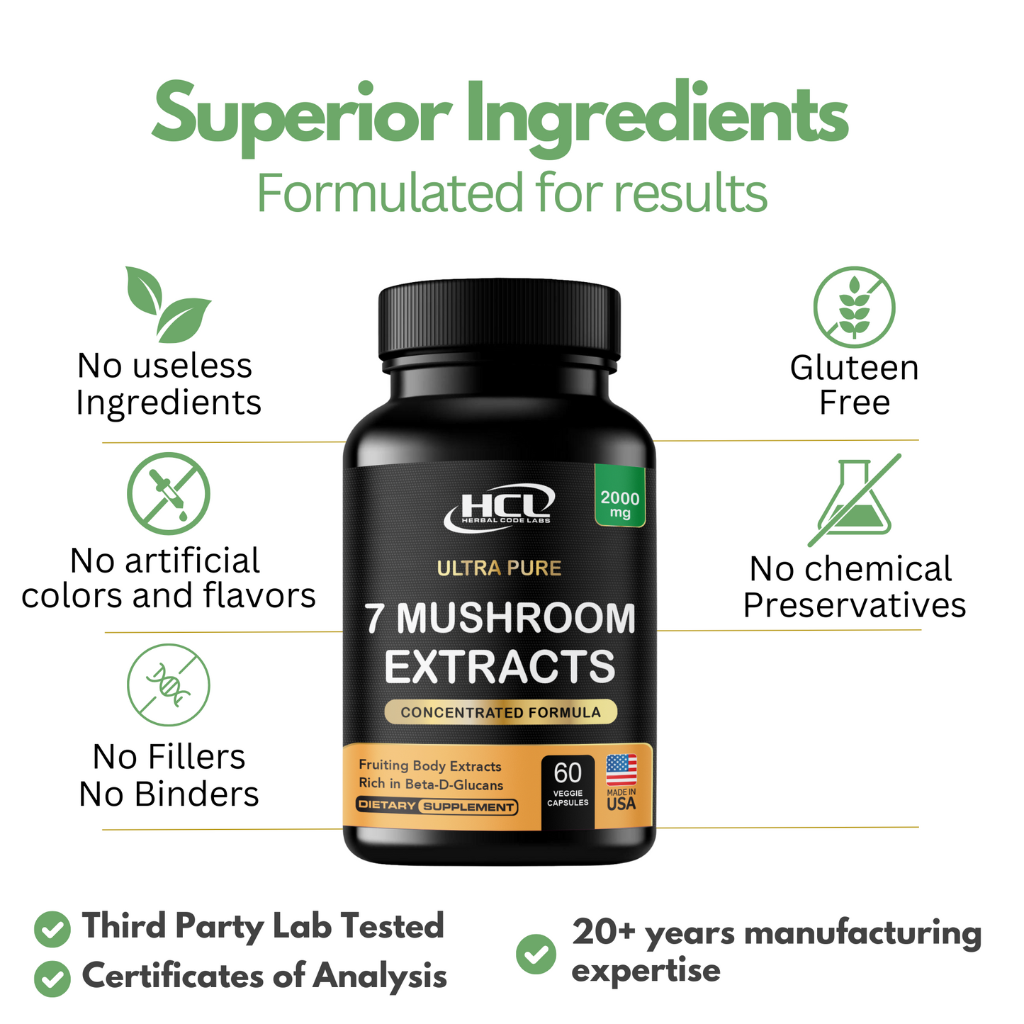 Organic Mushrooms Extract