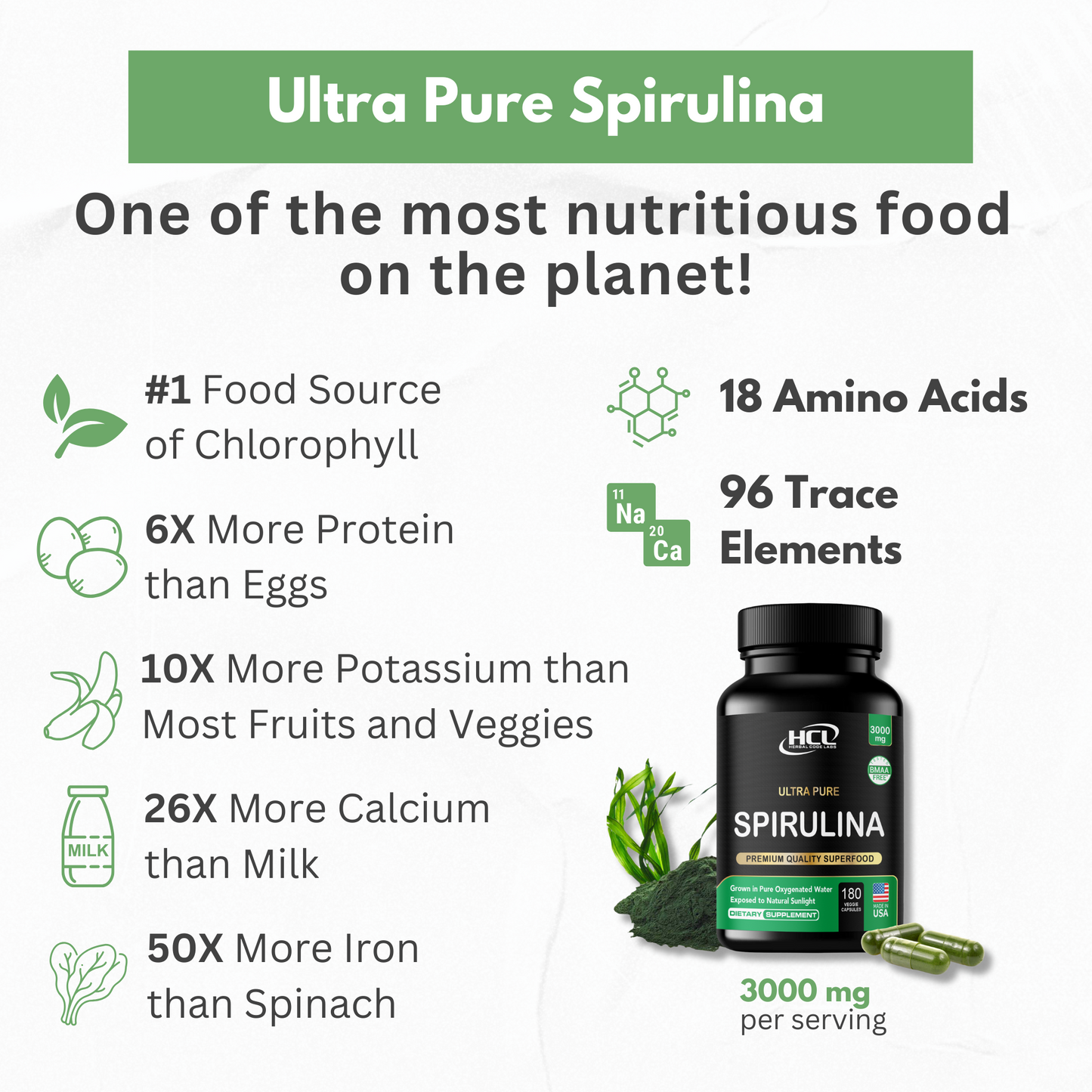 Spirulina Chlorella Organic