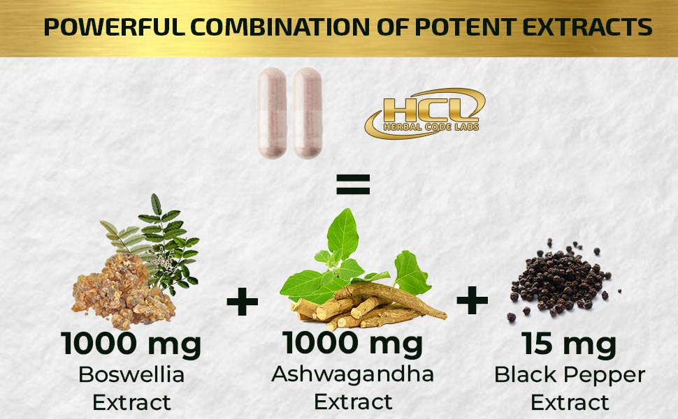 Boswellia Extract and Ashwagandha