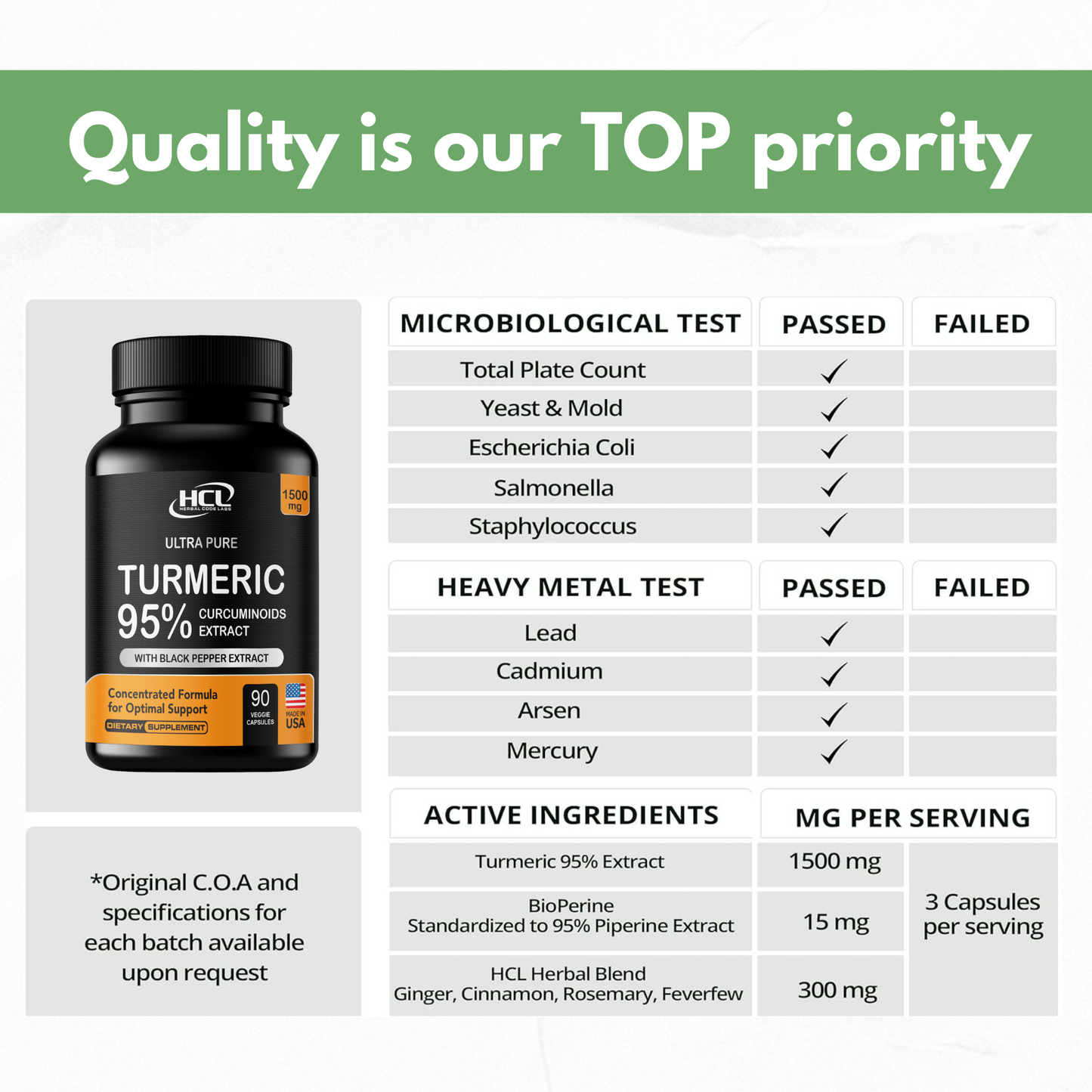 Turmeric Curcumin Extract