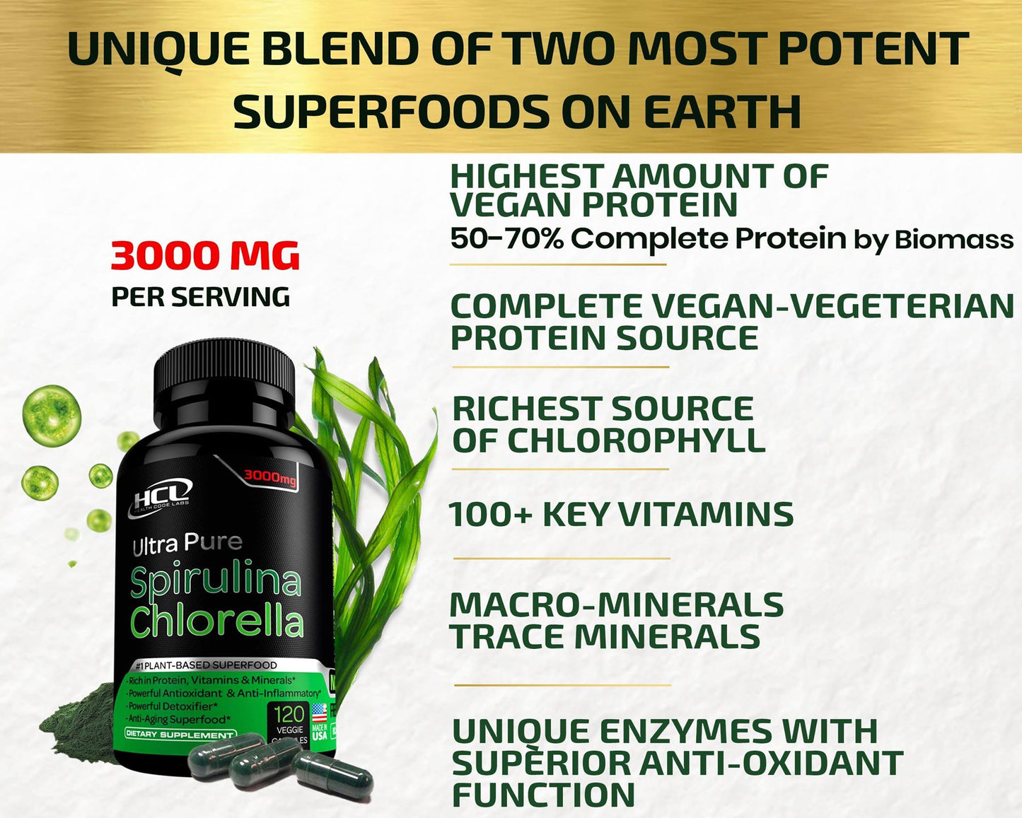 Spirulina Chlorella Organic