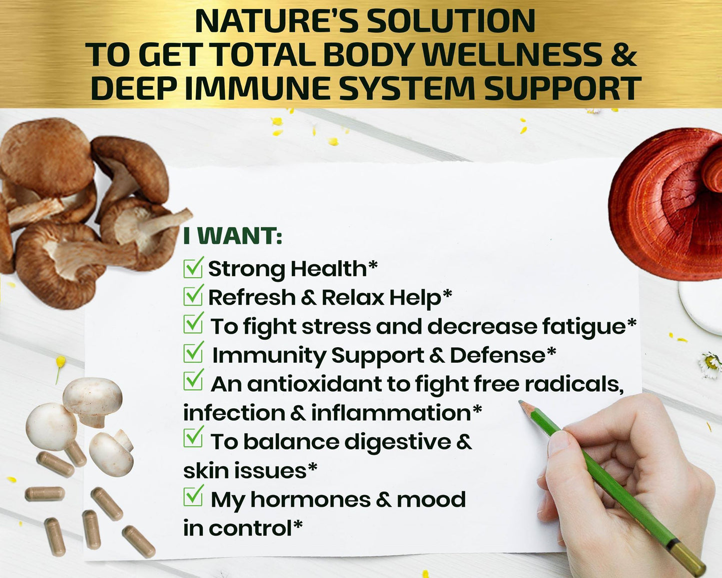 Organic Mushrooms Extract
