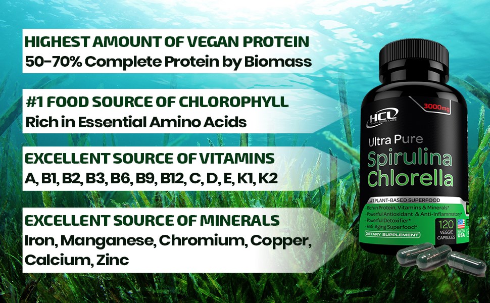 Spirulina Chlorella Organic