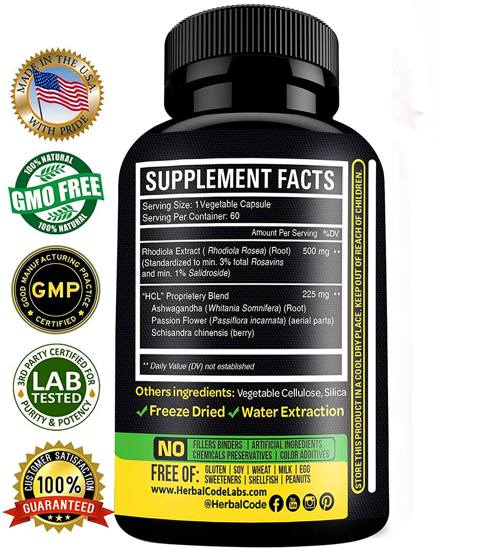 Rhodiola Rosea Supplement