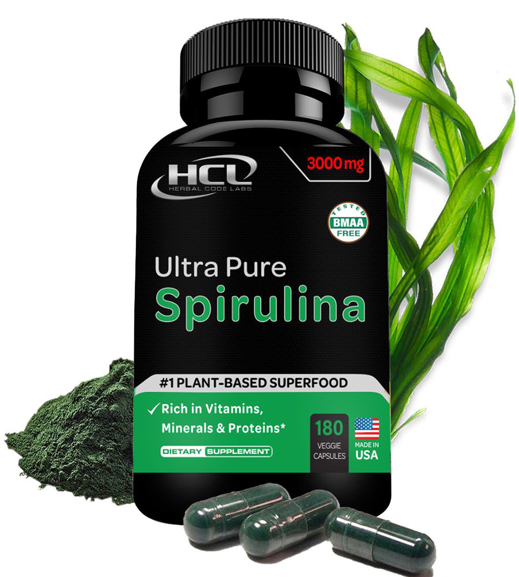Spirulina Capsules Organic